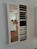 Dressing Mirror Full-Length Mirror Wardrobe Mirror Jewellery Cabinet Jewelry Rack Multi-Function Mirror Wall Mounted