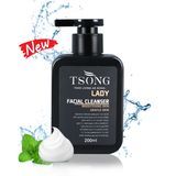Tsong Brand Name Eco Friendly 200ml Woman Facial Cleanser Manufacturer