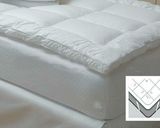 Cotton Fabric Mattress Protector/Topper Luxury Soft as Down