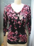 Women′s Print Cardigan