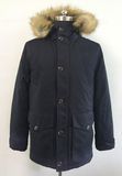 Man Black Padded Parka