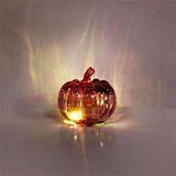 Halloween LED Plastic Pumpkin Light Decoration (Purple Light)