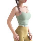 Fitness Ladies Girls Workout Sports Cropped Tank Top Custom Logo Women Running Gym Yoga Bra