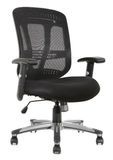 High Back Mesh Office Manager Executive Boss Chair Sychro Tilt Ergonomic Design