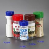 Clear Pet Plastic Custom Spice Bottle with Flip Top Cap Custom Spice Jar Bottle Packaging Wholesale Custom Spice Packaging