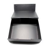 Luxury Custom Logo Recycled Cardboard Packaging Magnetic Box Closure Black Flat Foldable Paper Gift Boxes