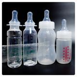 High Quality Transparent BPA Free Silicone Disposable Baby Feeding Bottle with Silicone Nipple