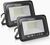 Extrastar 30W LED Floodlight Outdoor, 2400lm Super Bright LED Security Lights, IP65 Waterproof Flood Light Wall Lights for Garden