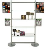 4 Tier Glass Shelving Unit
