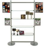 4 Tier Glass Shelving Unit