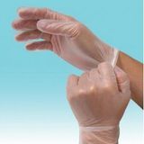 1000 Disposable Powder Free Vinyl Gloves/PVC Gloves Clear (LATEX FREE)