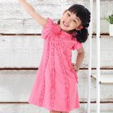 Spring Style Cotton Children Dress (L0310)