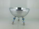 Beadable 3 Leg Salad Alunimum Alloy Bowl