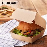 Kraft Paperboard Hot Food Hamburger Box
