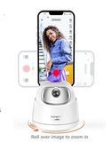Auto Face Tracking Tripod, 360° Rotation Selfie Stand for Phone & Tablet, Smart Tracking Phone Holder with Gesture Control, No APP, Tracking Holder