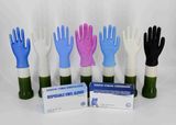 Disposable Vinyl Glove-Black, Blue
