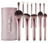 Shenzhen OEM Customized Professional Makeup Brush Factory 12PCS Synthetic Hair Cosmetic Brush Set Kit