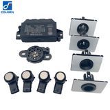 Coligen Original 12V Digital Car Ultrasonic Front Rear Reverse Parking 4 Sensor with Buzzer for VW Polo Golf Caddy