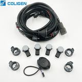 Car Reversing Aid PDC Parktronic Digital Parking Sensor Audio Buzzer 22mm Auto Parts Accessories for Nissan Navara Body Kit