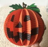 2016 New Arrival Printing Color Hanging Pumpkin Paper Lantern for Halloween Decoration Gift