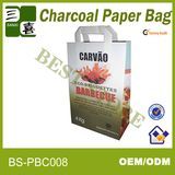 Two Layers Kraft Paper Bag for Charcoal / Charcoal Packaging Bag/Charcoal Bag 5 Kg