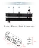 Latour Photographic Equipment Co., Ltd Camera Folding Arm Slider with Panning and Linear Motion 4X Distance for Action Cameras Smartphone DSLR Video Recording Gt-V70