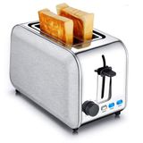 2 Slice Compact Stainless Steel Toaster St013