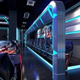 We Capsule Hotel Equipment Co., Ltd New Design Gaming Desk E-Sports Racing Table with RGB Light, Esport for Home Office