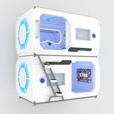 We Capsule Hotel Equipment Co., Ltd Airport Hotel Sleeping Box/Sleep Pod/Capsule Bed Sleeping Cabine for Tiny House