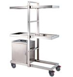 Guangzhou South Hotel Articles Co., Ltd Stainless Steel Trolley Storage for Hot Box