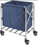 New Design Foldable Stainless Steel Linen Dirty Trolley