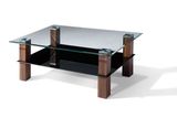 Wooden Glass Coffee Table (TT-126)