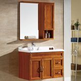 Guanghang Meijiaxing Bathroom Co.,Ltd. Water-Resistant Antique Bathroom Vanity with Tall Linen Cabinet