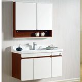 Guanghang Meijiaxing Bathroom Co.,Ltd. Waterproof Cheap White Bathroom Cabinet Made of Melamine Board