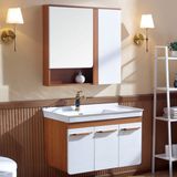 Guanghang Meijiaxing Bathroom Co.,Ltd. Wall Hanging Classic Wooden Bathroom Washbasin Cabinet with Mirror