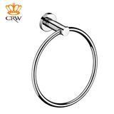 Crw Bathrooms Crw 90004silver Towel Ring Simple Style Wall Mounted