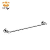 Crw Bathrooms Crw 90001 60cm Stainless Steel Singletowel Bar Towel Rack