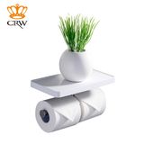 Crw F30311 Toilet Paper Double Roll Holder with ABS Board