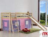 Wooden Kid′s Bed with Play Tent