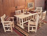 Zhejiang Songsen Indoor & Outdoor Furniture Co., Ltd. (The sales department) Cedar Log Dining Furniture Set