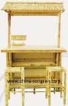 Zhejiang Songsen Indoor & Outdoor Furniture Co., Ltd. (The sales department) Bamboo Bar Table and Stools Set