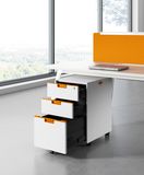 Onlead Group South China Co., Ltd High Quality and Durable Steel Cabinet Three Drawers Movable Storage Mobile Pedestal