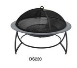 Zhejiang Wuyi Ocean Garden Furniture Co., Ltd. 28-Inch Steel Fire Pit W/Slideable Spark Screen (DS220)