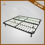Dongguan Haoyuan Furniture Products Co., Ltd. China Manufacturer Bedroom Furniture Strengthen Folding Wood and Metal Bed Frame