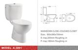Chaoan Zuzu Sanitary Ware Co., Ltd. Two-Piece Toilet (A-3001)