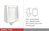 Chaoan Zuzu Sanitary Ware Co., Ltd. Wall-Hung Urinal (X-301)