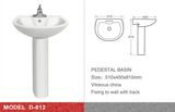 Chaoan Zuzu Sanitary Ware Co., Ltd. Pedestal Basin (D-812)