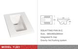 Chaoan Zuzu Sanitary Ware Co., Ltd. Squatting Pan W. C (Y-201)