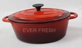 Ef Cookware Cast Iron Enamel Oval Pot