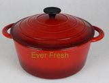 Ef Cookware Round Cast Iron Enamel Caserole